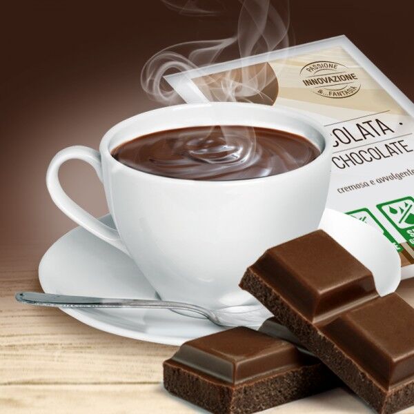 Cioccolata monodose gusto classico. Senza Glutine. confezione da 25 bustine. - Micadore