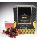 Infuso frutti di bosco in filtri piramidali. Arricchito con ribes e mirtillo. Scatola con 15 filtri. - Micadore