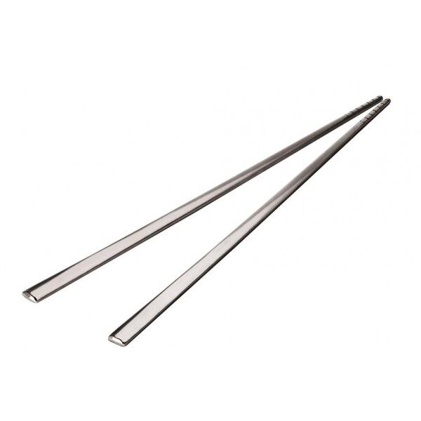 Bacchetta Singola Sushi Inox Ergo 230 mm per ristorazione - Imballo 12 pz