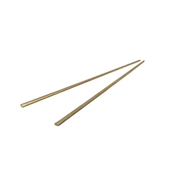Bacchetta Singola Sushi Vintage Gold Ergo 230 mm Inox per ristorazione - Imballo 12 pz