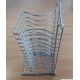 Countertop rack with stainless steel frame for round pans. Mod PT15 - Forcar Multiservice
