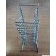 Countertop rack with stainless steel frame for round pans. Mod PT15 - Forcar Multiservice