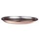 Vassoio Frutti Di Mare 36 cm Rame Liscio Stagnato - 2 mm per ristoranti - Imballo 1 pz