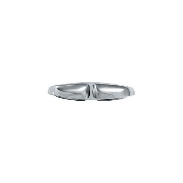 Antipastiera 2 Scomparti 35x14 cm Alessi - Art. 2200 - per ristoranti - Imballo 1 pz