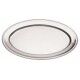Vassoio Ovale per ristorazione - 40x27 cm - Satinato Con Bordo - Imballo 1 pz