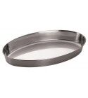 Teglia Ovale 28x17 cm Piazza - Fornitore per ristoranti - Imballo 1 pz