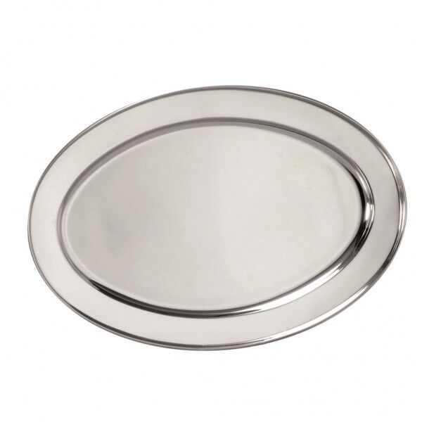 Vassoio Ovale Eastman 60 cm Inox - per ristoranti - Imballo 1 pz