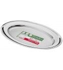 Vassoio Ovale 36x25 cm Inox Pinti Tender per ristoranti - Imballo 1 pz
