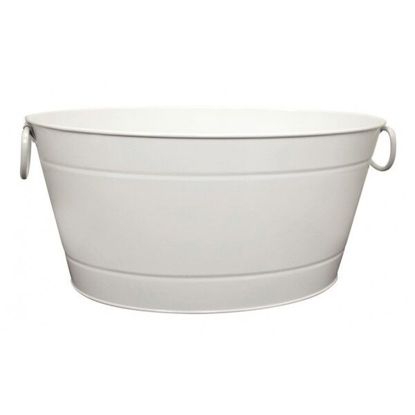 Spumantiera Ovale 40x28 cm Bianco per ristoranti e hotel - Imballo 1 pz