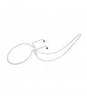 Portasecchiello Filo 18 cm Bianco Filtex - Ideale per ristoranti e hotel - Imballo 1 pz