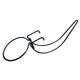 Portasecchiello Filo 18 cm Nero Filtex Inox - per ristoranti - Imballo 1 pz
