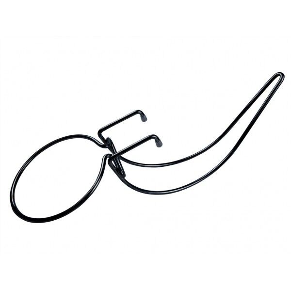 Portasecchiello Filo 18 cm Nero Filtex Inox - per ristoranti - Imballo 1 pz