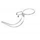 Portasecchiello Filo 18 cm Inox Filtex per ristoranti e hotel - Imballo 1 pz