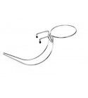 Portasecchiello Filo 18 cm Inox Filtex per ristoranti e hotel - Imballo 1 pz