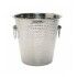Secchiello Portabottiglie Inox Martellato Medri - per ristorazione - Imballo 1 pz