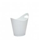 Secchiello Portabottiglie 25x20 cm Bianco Nizza - Acrilico - Medri - Buffet - ristoranti - Imballo 1 pz