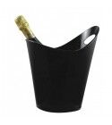 Secchiello Portabottiglie Nero Nizza 25x20 cm Medri per ristoranti - Imballo 1 pz