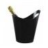 Secchiello Portabottiglie Nero Nizza 25x20 cm Medri per ristoranti - Imballo 1 pz