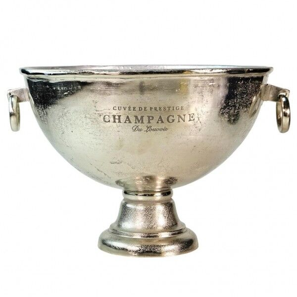 Spumantiera/Coppa Con Anelli 46 cm Saint Tropez Silver per ristoranti - per hotel - Imballo 1 pz