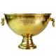 Spumantiera/Coppa Con Anelli 46 cm Gold per ristorante - hotel - Imballo 1 pz