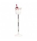 Colonna Portasecchiello 75 cm Acrilico Nizza Medri per ristoranti - Imballo 1 pz