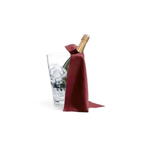 Rotolo 12 Panni Bottiglie 40x40 cm Cotone Burgundy - Per Ristoranti - Imballo 1 pz