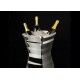 Spumantiera Royal 4 Bottiglie Argento Buffet per hotel - Imballo 1 pz