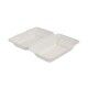 50 Contenitori Hamburger con coperchio 13x13 cm Bio per ristoranti - Paperlynen
