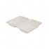 50 Contenitori Rettangolari con coperchio 23x20 cm - Biodegradabile - per ristoranti