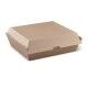 75 Scatole Avana con coperchio 17.8X16 cm per ristoranti e hotel - Paperlynen