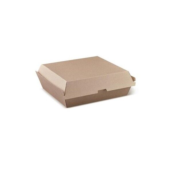 75 Scatole Avana con coperchio 17.8X16 cm per ristoranti e hotel - Paperlynen