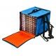 Borsa/Zaino Termica 10 Pizze 36x36 cm - BTZ3340 Gi.Metal - per ristoranti e hotel