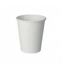 50 Bicchieri Cappuccino 24 cl WeBio Bianco per ristorante