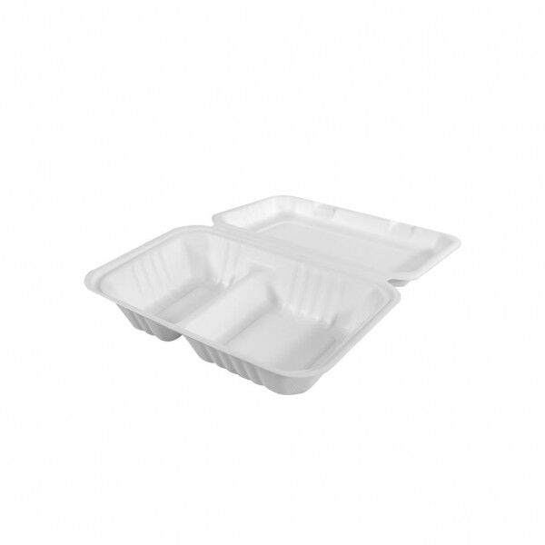 50 Contenitori 2 Scomparti 23x15 cm - Dopla per ristorazione - Dopla