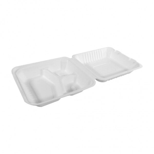 50 Contenitori 3 Scomparti 22x20 cm per ristoranti - vendita online - Dopla