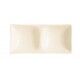 Raviera 2 Parti 13x6.5 cm Appetizer Porcellana L3204 Arcoroc - per ristorazione - Imballo 6 pz