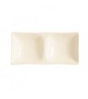 Raviera 2 Parti 13x6.5 cm Appetizer Porcellana L3204 Arcoroc - per ristorazione - Imballo 6 pz