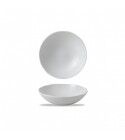 Piatto Fondo Coupe Organic 25 cm White Dudson per ristorazione - Imballo 12 pz