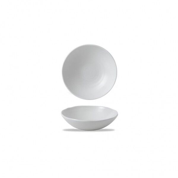 Piatto Fondo Coupe Organic 15 cm White per ristoranti - Imballo 12 pz