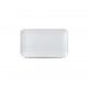 Piatto Rettangolare Organic 27x16 cm White WHDUDOB11 - per ristoranti - Imballo 12 pz