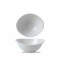 Coppa Ovale 19.9x16.8 cm White WHDUDB201 Dudson per ristoranti - Imballo 6 pz