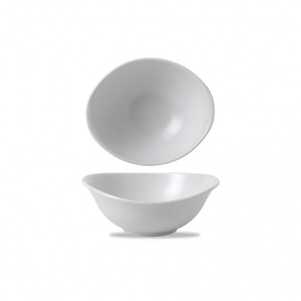 Coppa Ovale 17.4x14.7 cm White WHDUDB171 Dudson - per ristoranti - Imballo 6 pz