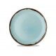 Piatto Piano Coupe 28.8 cm Harvest Turquoise Dudson - per hotel - Imballo 12 pz
