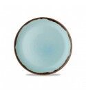 Piatto Piano Coupe 28.8 cm Harvest Turquoise Dudson - per hotel - Imballo 12 pz