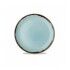 Piatto Piano Coupe 26 cm Harvest Turquoise Dudson per ristoranti - Imballo 12 pz