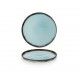 Piatto Piano Walled 26 cm Harvest Turquoise Dudson per ristoranti - Imballo 6 pz