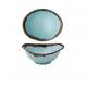 Coppa Ovale 19.9x16.8 cm Turquoise Dudson Harvest - per ristoranti - Imballo 6 pz