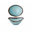 Coppa Ovale 19.9x16.8 cm Turquoise Dudson Harvest - per ristoranti - Imballo 6 pz