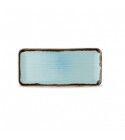 Piatto Rettangolare 34.6x15.6 cm Harvest Turquoise per ristorazione - Imballo 6 pz
