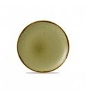 Piatto Piano Coupe 21.7 cm Harvest Green per ristoranti - Imballo 12 pz